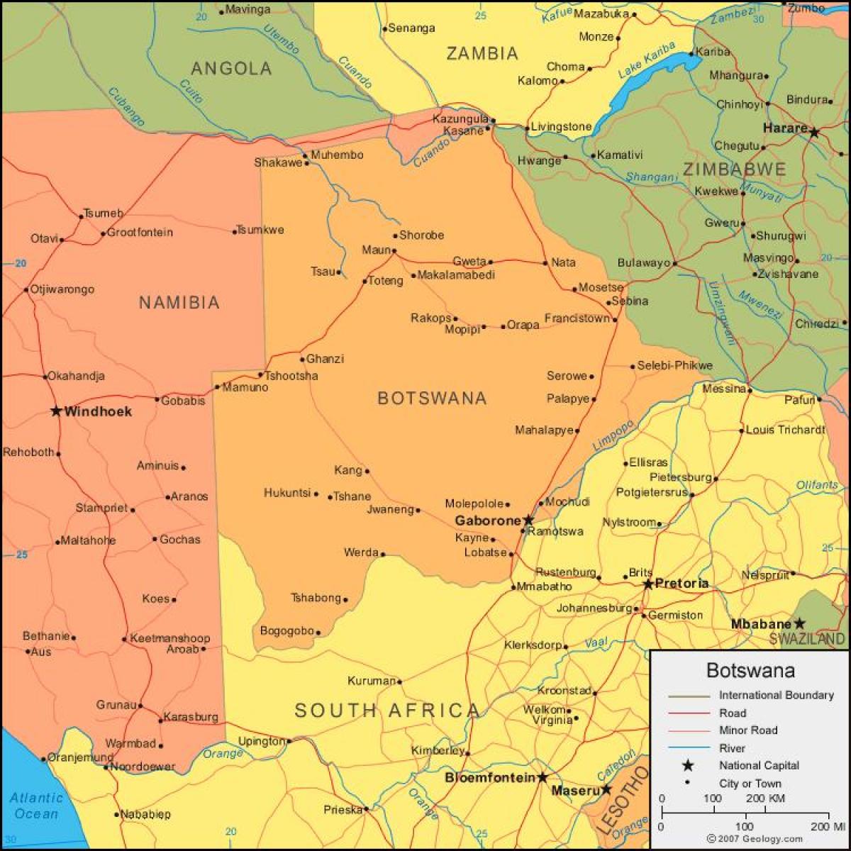 mapa Bocvani pokazuje sva sela